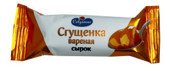Сырок творожный глазированный с варённой сгущёнкой Савушкин 40г