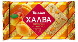 Халва подсолнечная с абрикосами 250г Тимоша