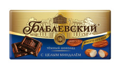 Темный шоколад с миндалем Бабаевский 200г