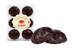 Ванильный зефир в шоколадной глазури 195 г Петербургский кондитер