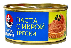 Паста с икрой трески 130г SANTA BREMOR