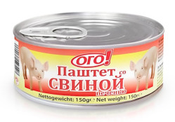 Паштет со свиной печенью ОГО! 150г