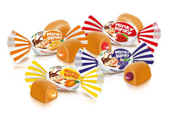 MINKY BINKY ирис с желейной начинкой Roshen