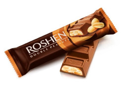 Шоколадный батончик с арахисовым кремом и арахисом 29г Roshen