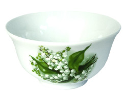 Набор пиал «Ландыш», 6шт., д. 10см, в. 6см.