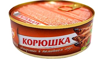 деталь Korjuška smažená v rajčat.omáčce 240g