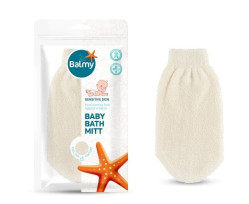 Бамбуковая детская рукавица для ванны Balmy