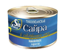 Saira ve vlastní št'ávě SIB FISCH 250g