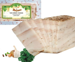 Špeck vrstváma s česnekem cca 400g
