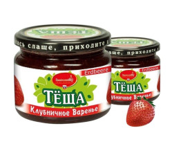 Варенье клубничное Теща 350 г Lackmann