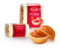 Печенье Орешки со сгущенкой 310г Lackmann