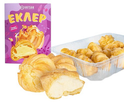 Пирожные Еклеры с ванильным вкусом 210г Vatsak