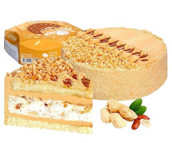 Торт Киев-В с меренгой и карамельным кремом 450г Vatsak