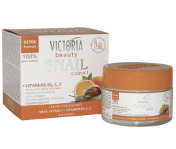 Дневной крем для лица с экстрактом улитки 50 мл Victoria Beauty