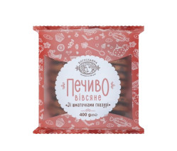 Печенье овсяное с кусочками шоколада 400г Богуславна
