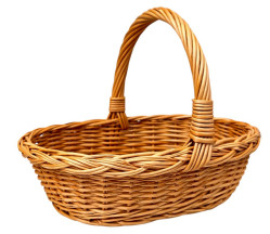 Пасхальная корзина натуральная S