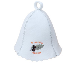 Шапка для бани (сауны) З легким паром 100%