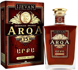 Бренди ARQA 15 лет 0,5Л 40% IJEVAN 