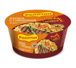 Лапша с говядиной острая 90г Роллтон