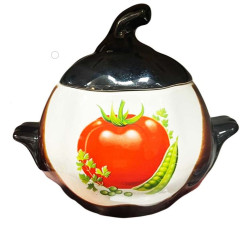 Керамический горшок «Красные помидоры» 0,75 л