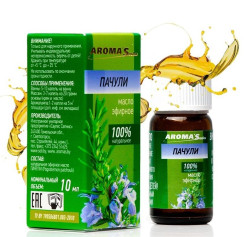 Натуральное эфирное масло Пачули 10мл AromaSaules