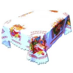 Пасхальная скатерть 140х230см Разные виды