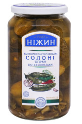 Маринованные огурцы 920г (чистый вес 552г) Ніжин 