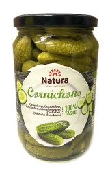 Огурцы маринованные Корнишоны 670г Natura