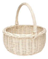 Пасхальная корзинка белая 20 см