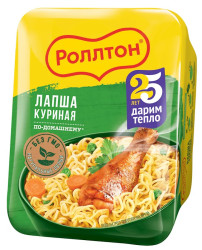Лапша Куриная 90г Роллтон