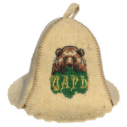 Шапка для бани Царь-медведь