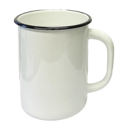 Эмалированная кружка Белая 1,5л