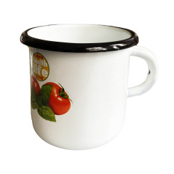 Эмалированная кружка 0,4л Моцарелла