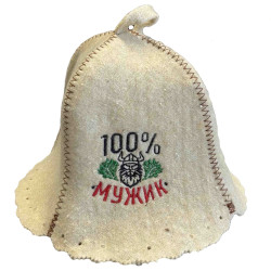 Шапка для бани (сауны) 100% мужчина викинг