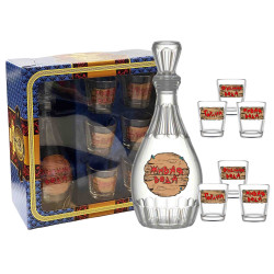 Набор из 6 рюмок + графин 