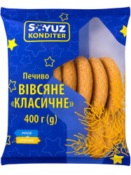Овсяное печенье Классическое 400г Soyuz