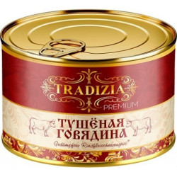 Hovězí maso ve vlastní štávě Tradicia 525g
