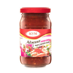 Аджика с чесноком 212г Кум