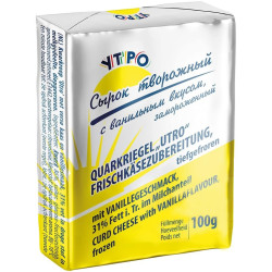 Ванильный творожный сырок Утро 100г