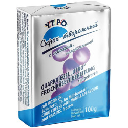 Творожный сырок с изюмом Утро 100г