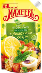 Majonéza s citronovou šťávou Macheev 380ml