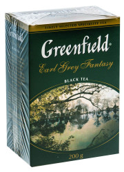 Чай черный листовой Earl Grey Fantasy 200г Greenfield