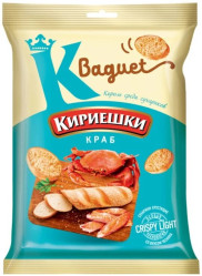 Крабовые сухарики Кириешки багет 50г 