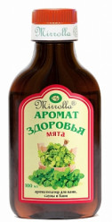 Аромат для сауны Мята 100мл Mirrolla Аромат здоровья