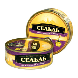 Сельдь атлантическая обжареная в масле 230г Brivais Vilnis