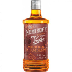 Водка Nemiroff Honey Peper 0,5Л 40% 