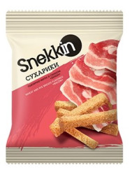 Сухарики с беконом 35г Snekkin