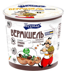 Лапша со вкусом грибов 80г Куховар