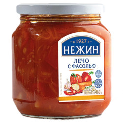 Лечо с фасолью 460г Нежин