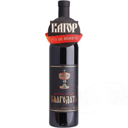 Вино красное Кагор Благодать 0.75л